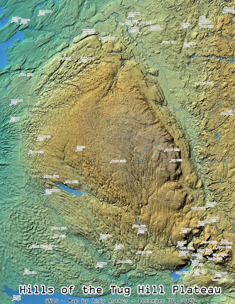 Hills of the Tug Hill Plateau