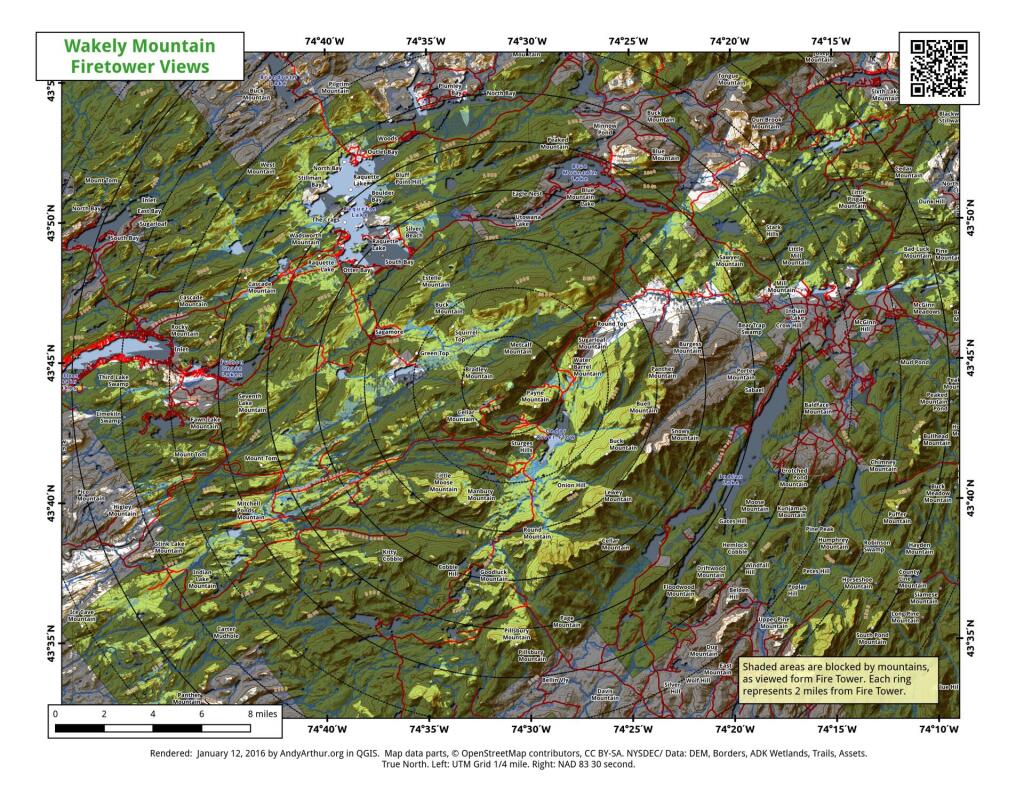  Wakely Mountain Firetower Views