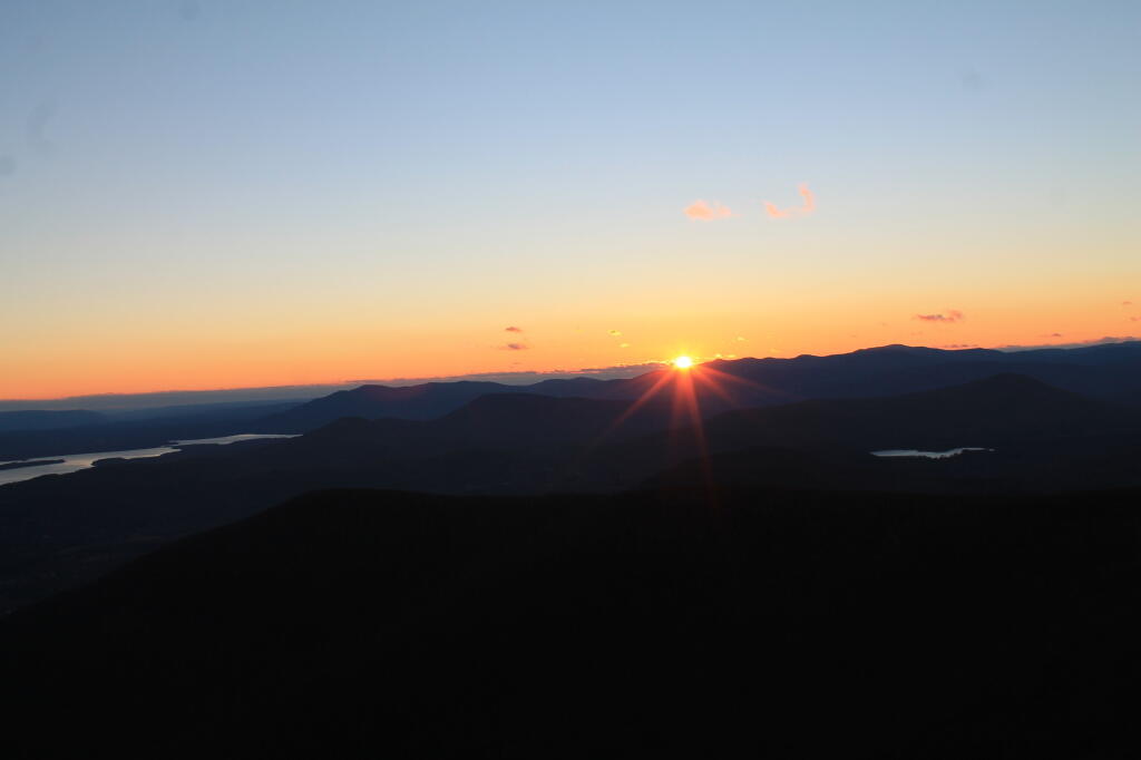 Photo: Sunset from the Overlook Firetower Photo: Sunset from the Overlook Firetower