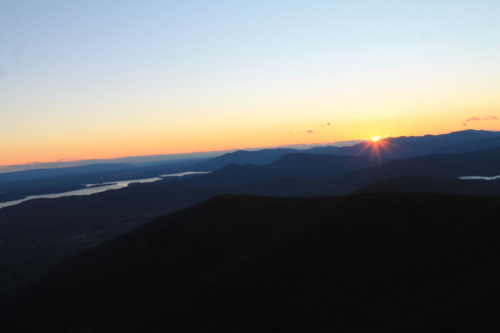 Photo: Sun Sets Over the Catskill High Peaks Photo: Sun Sets Over the Catskill High Peaks