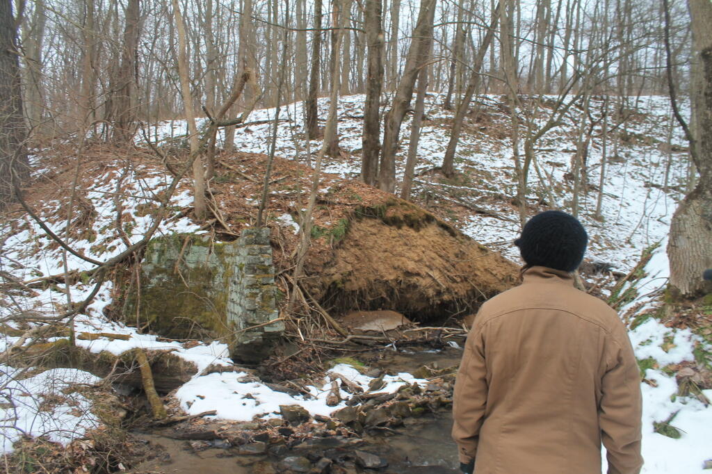 Photo: Exploring the Old Dam Photo: Exploring the Old Dam