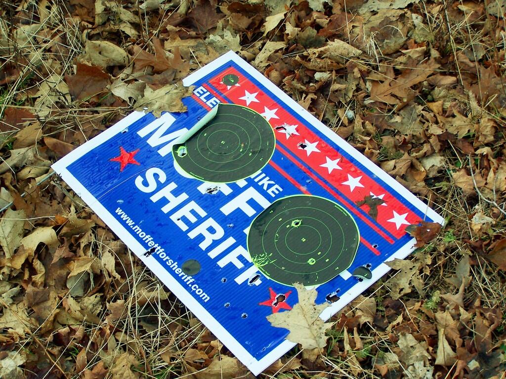 Photo: Republican Sherriff Target Practice? Photo: Republican Sherriff Target Practice?