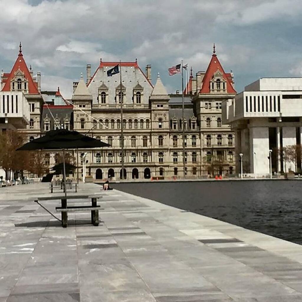Photo: These new shade umbrellas on the Emperor's Plaza are quite nice. Photo: These new shade umbrellas on the Emperor's Plaza are quite nice.