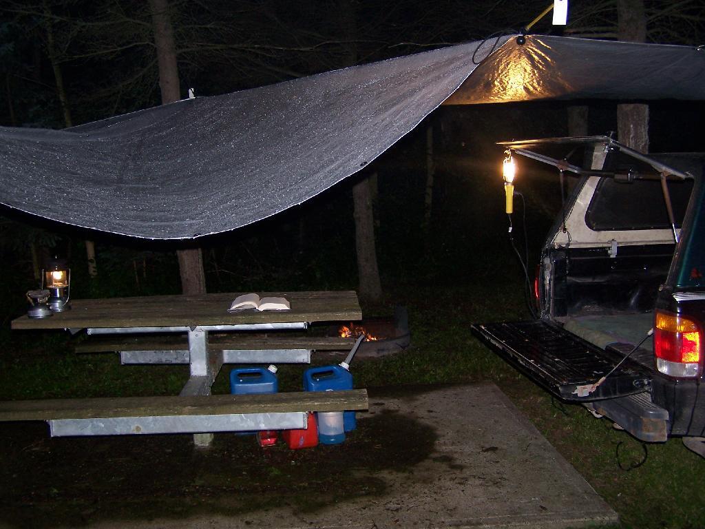 Photo: Reading in the Rain