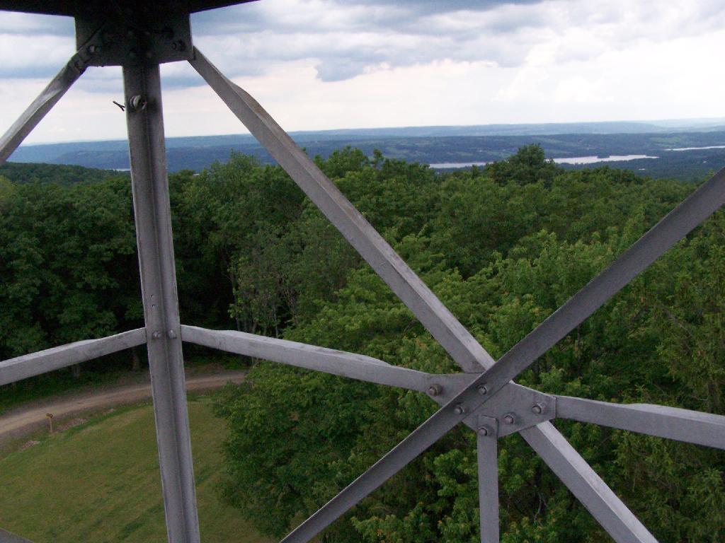 Photo: Descending Firetower