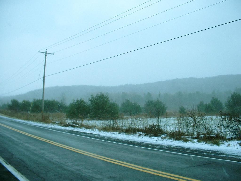 Photo: Snowing