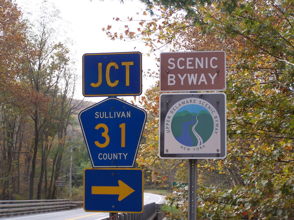 Photo: Scenic Byway Sign Photo: Scenic Byway Sign