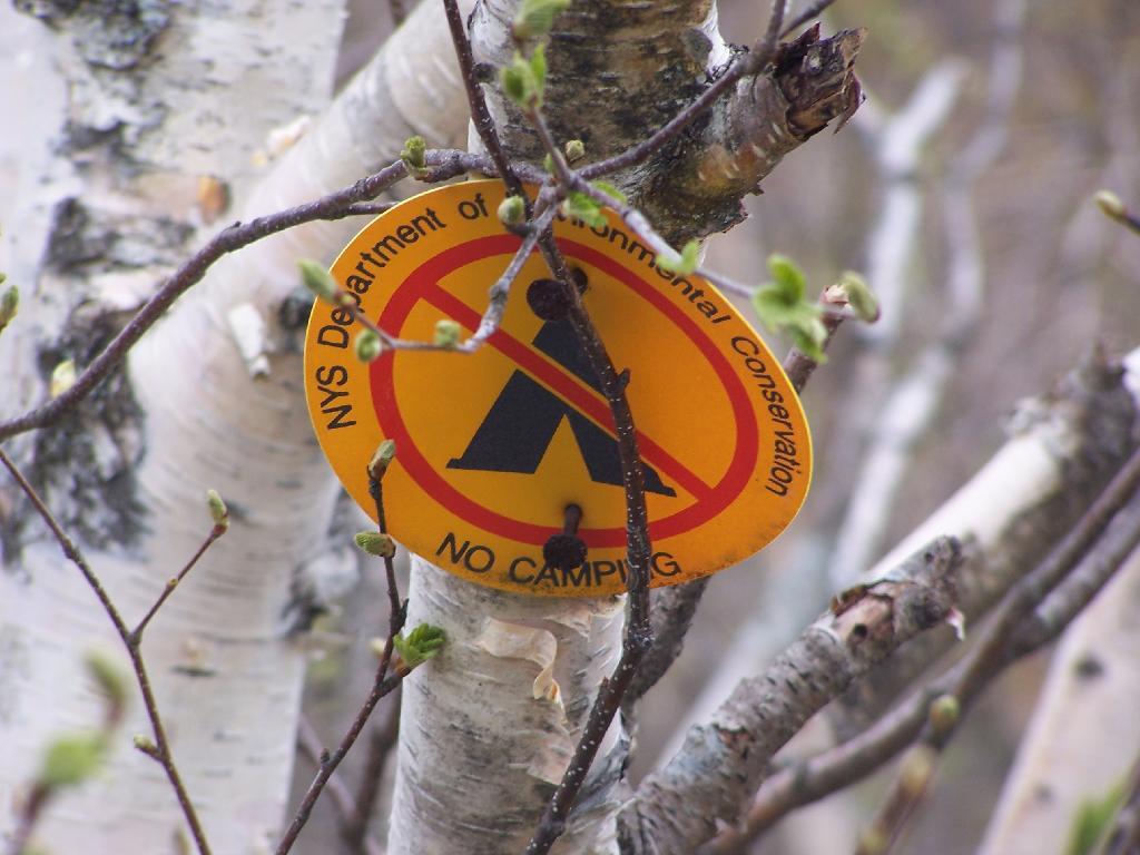Photo: No Camping Above 3500 ft Photo: No Camping Above 3500 ft