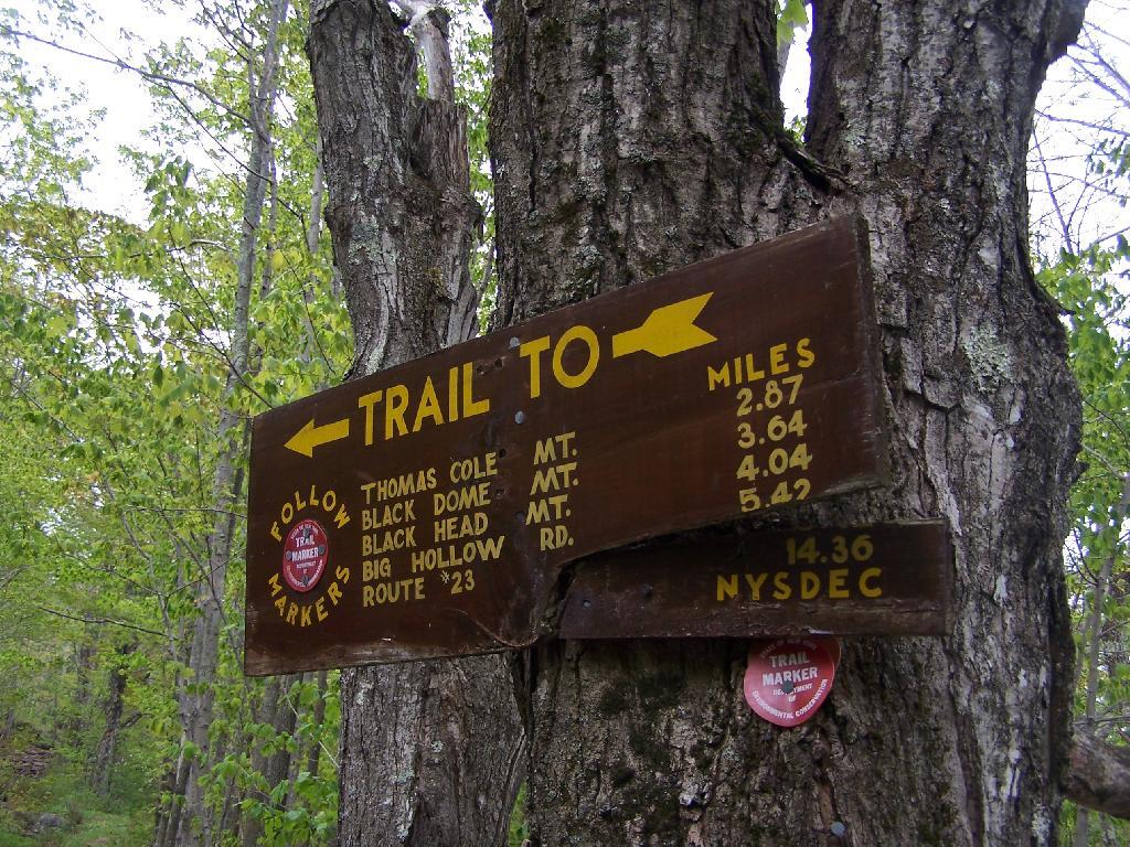 Photo: Sign to Mountain Photo: Sign to Mountain