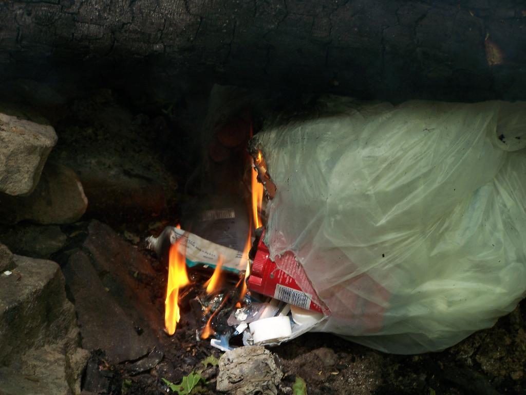 Photo: Starting Some Trash on Fire Photo: Starting Some Trash on Fire