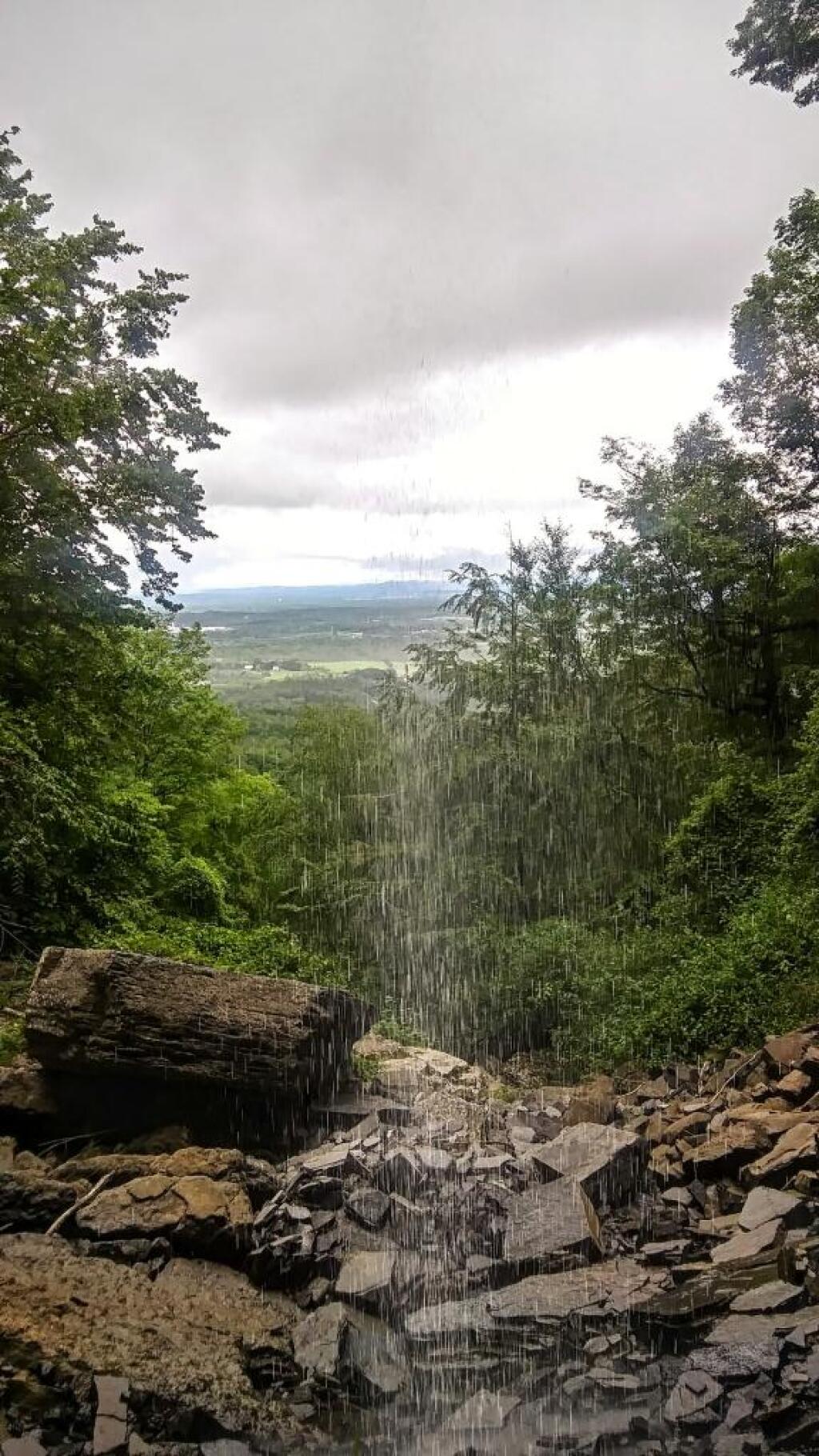 Photo: Under Mine Lot Falls Photo: Under Mine Lot Falls