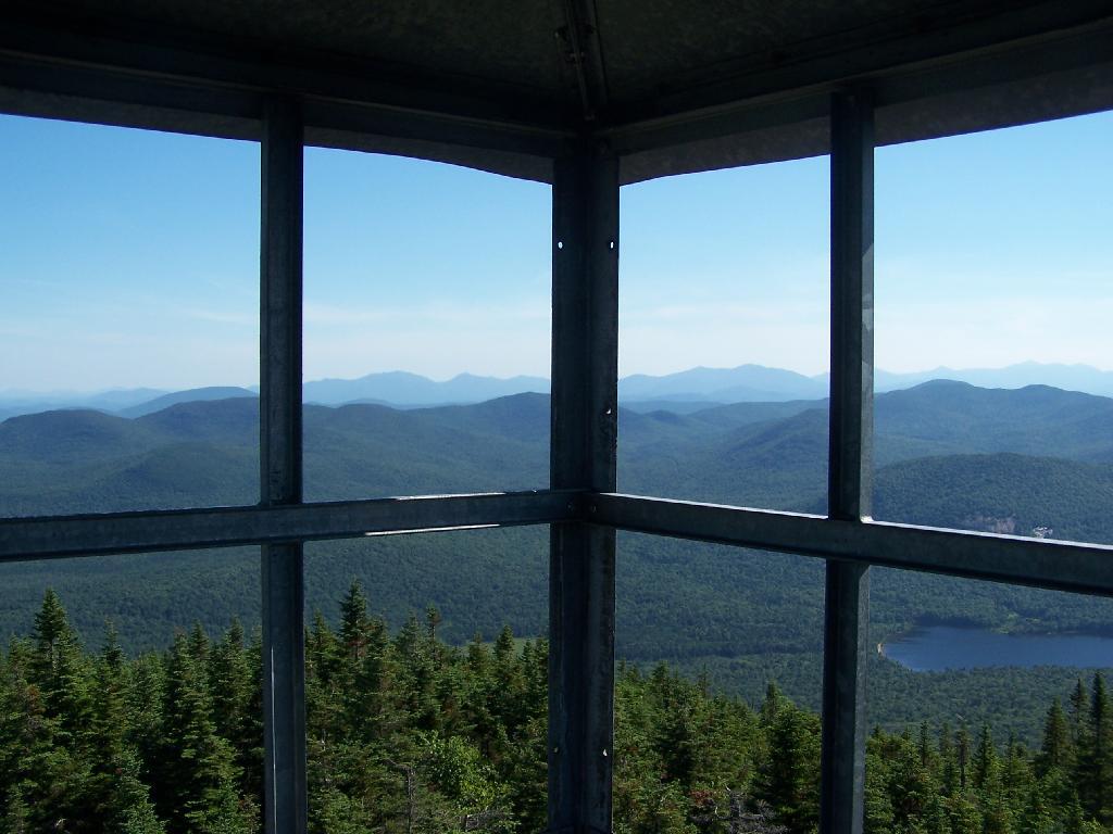 Photo: High Peaks Through Tower Windows Photo: High Peaks Through Tower Windows
