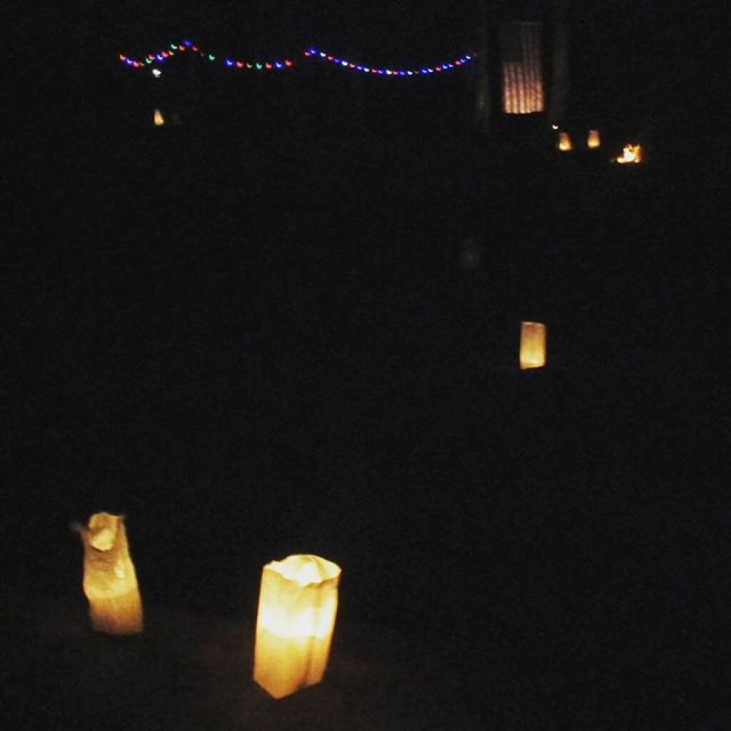 Photo: Big campsite is a bit hard to keep illuminated Photo: Big campsite is a bit hard to keep illuminated