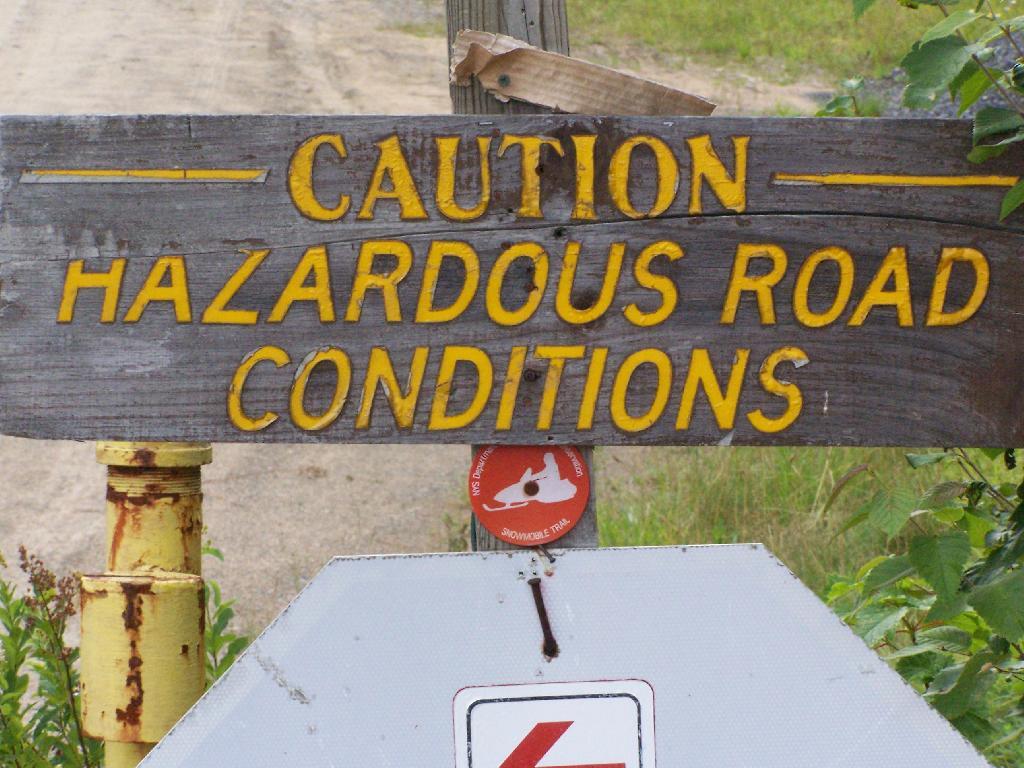 Photo: Hazardous Road Conditions Photo: Hazardous Road Conditions