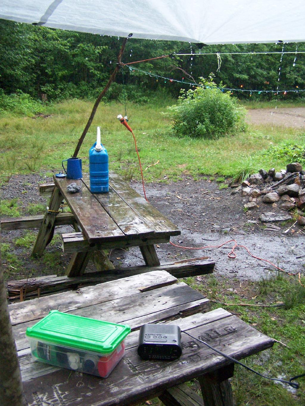 Photo: Listening to Radio in the Rain Photo: Listening to Radio in the Rain