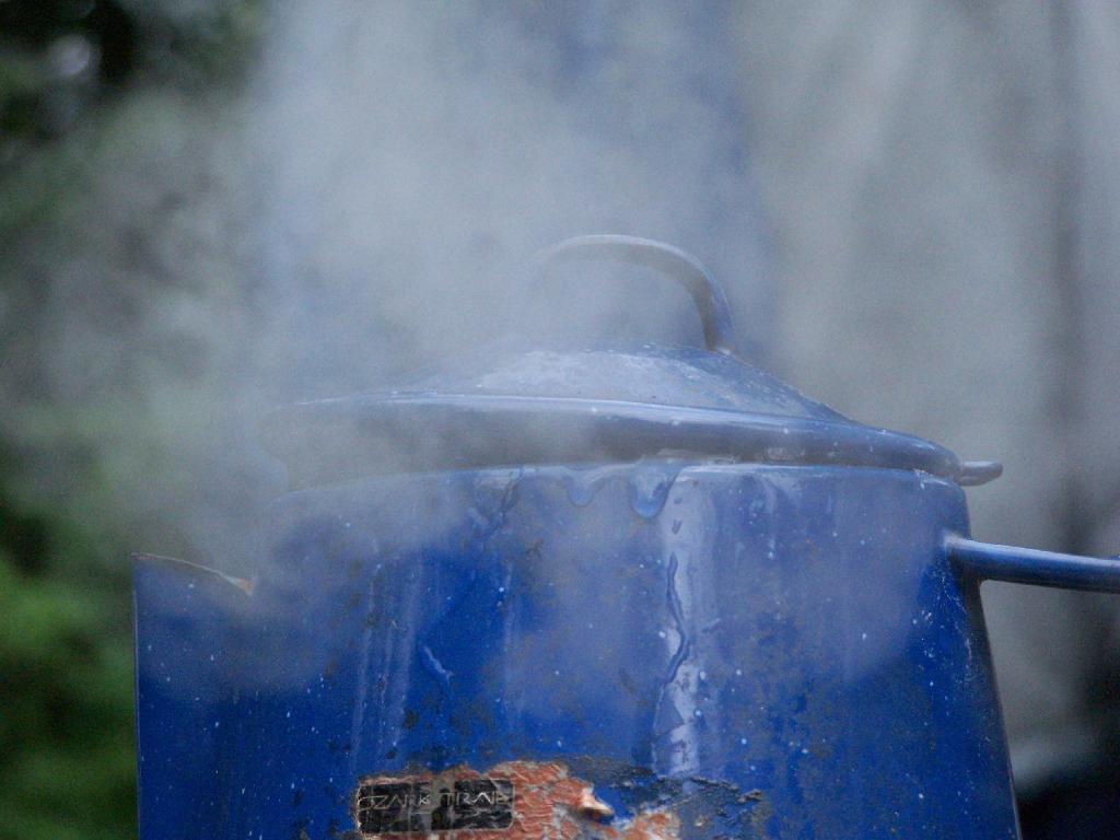 Photo: Purifying Water By Boiling Photo: Purifying Water By Boiling
