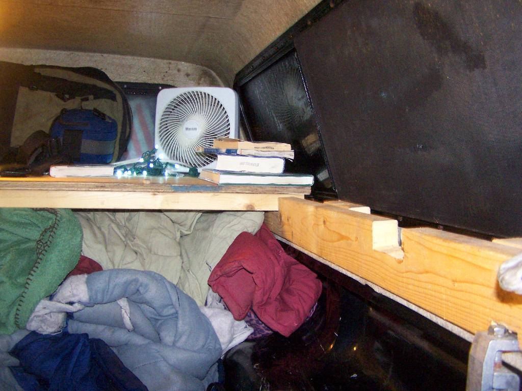 Photo: Under the Truck Cap Photo: Under the Truck Cap