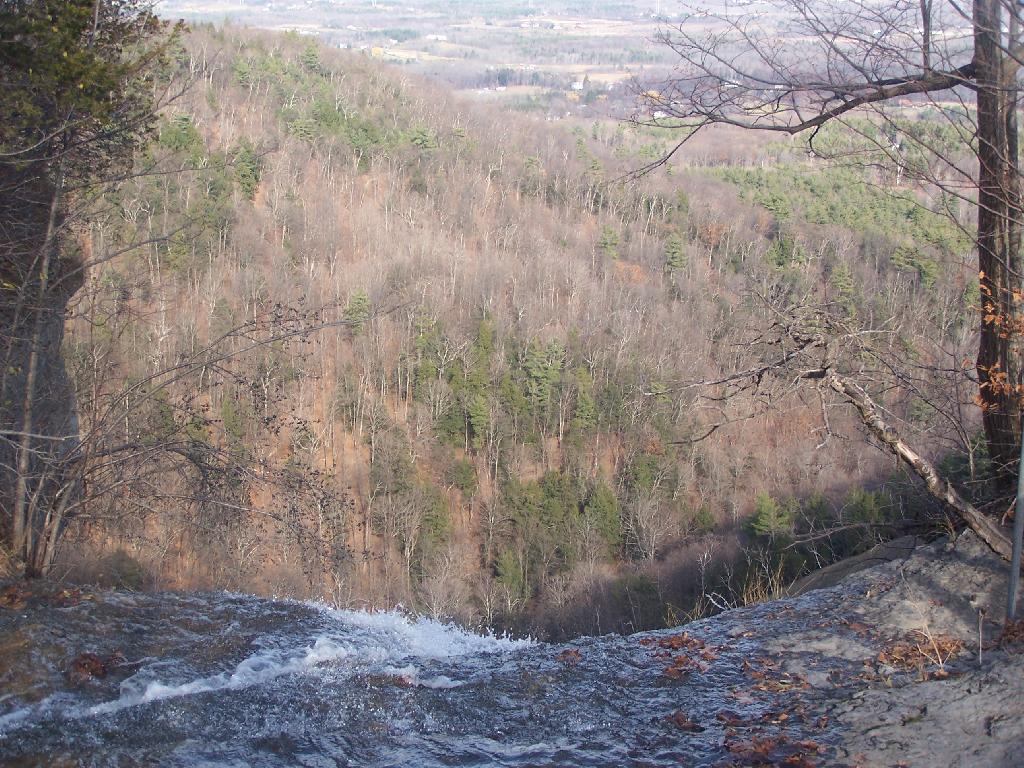 Photo: Over Paint Mine Falls Photo: Over Paint Mine Falls