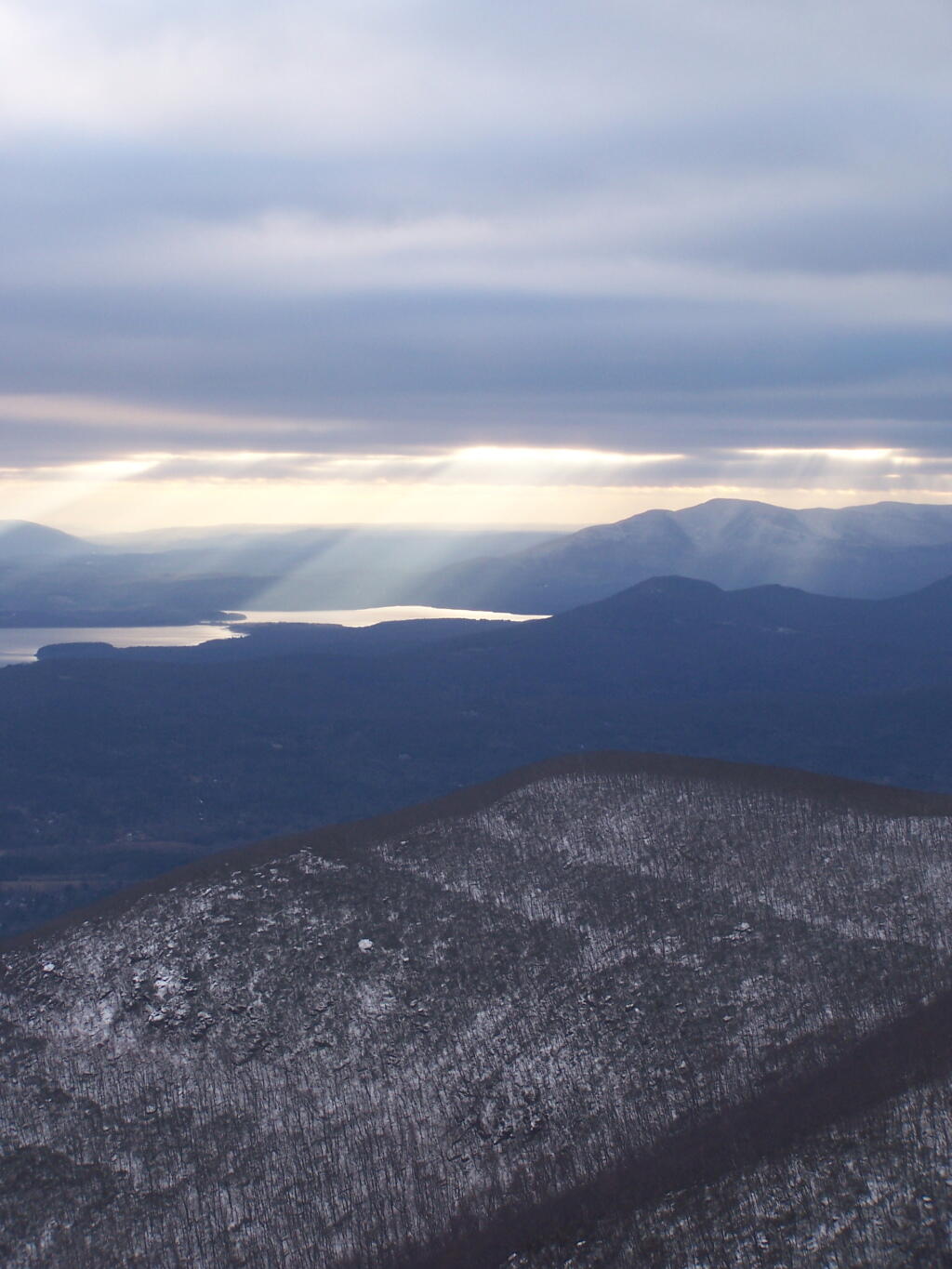 Photo: Rays Across the Reservoir Photo: Rays Across the Reservoir