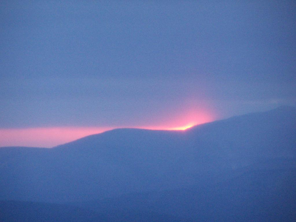 Photo: Sun Peaks Over Ashokan Range Photo: Sun Peaks Over Ashokan Range