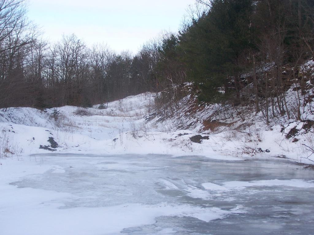 Photo: Icy Gravel Pit Photo: Icy Gravel Pit