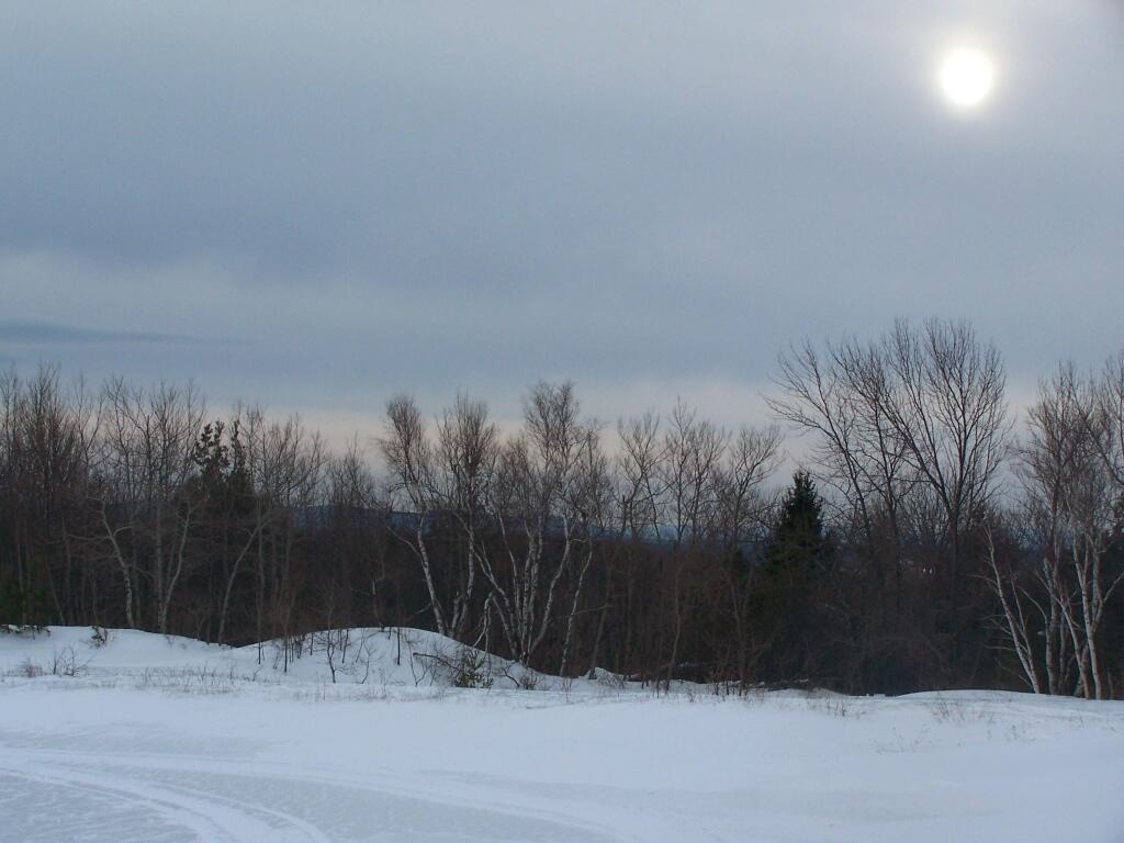 Photo: Hazy Sun at Gravel Pit Photo: Hazy Sun at Gravel Pit