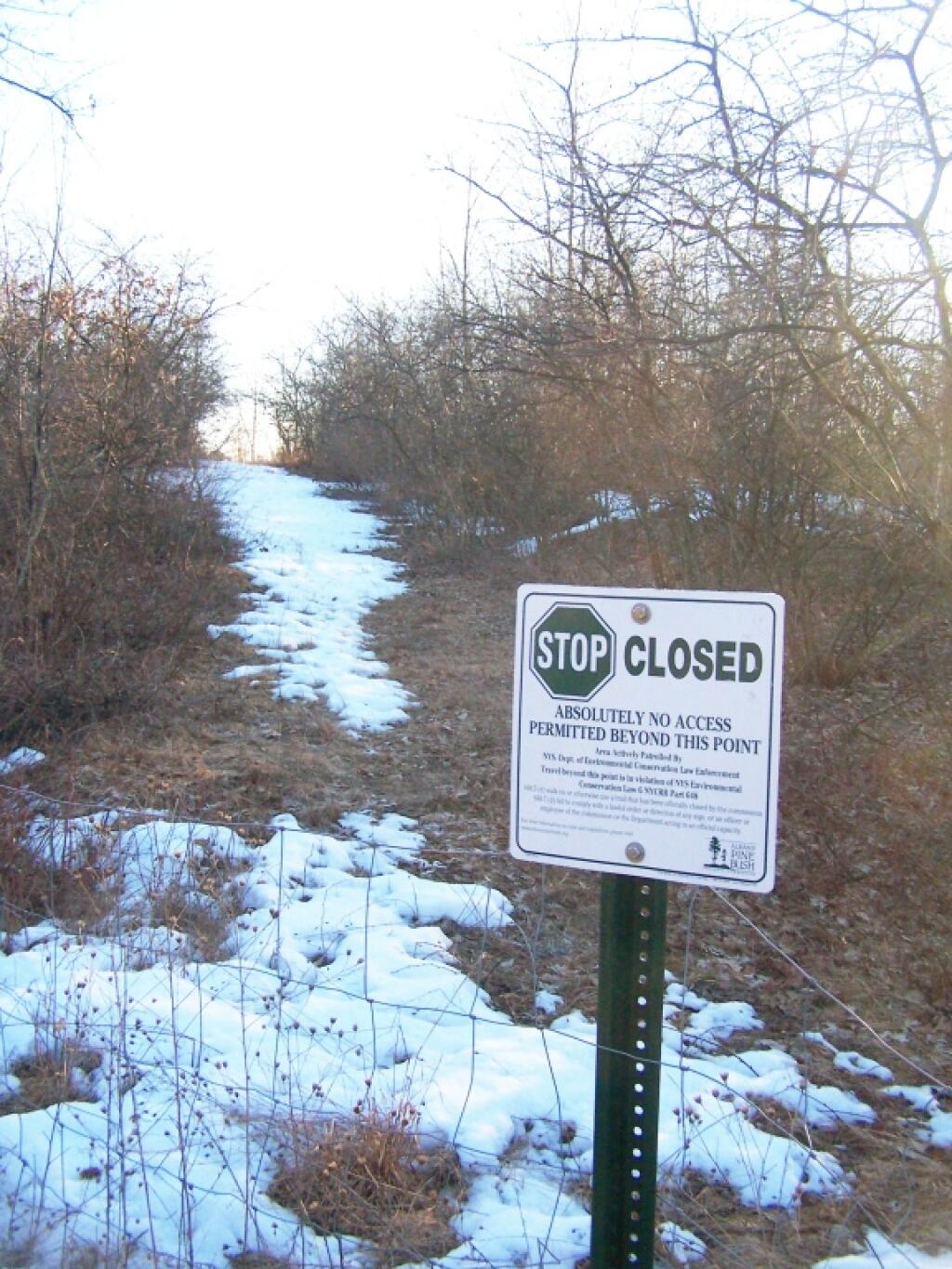 Photo: The Old Closed Trail Photo: The Old Closed Trail