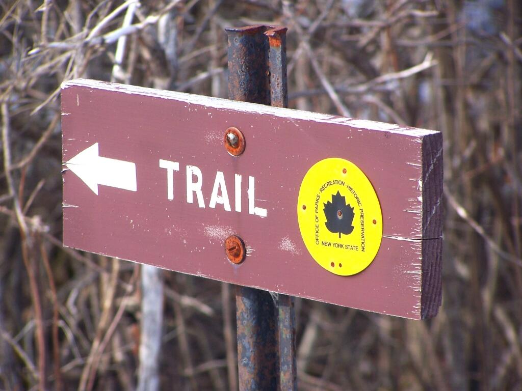Photo: Trail Reroute Sign Photo: Trail Reroute Sign