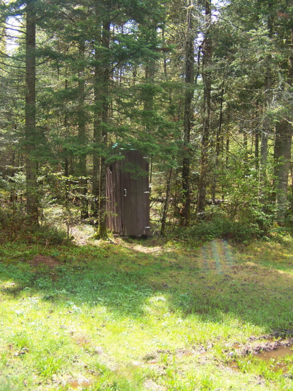 Photo: Outhouse Along NY 28/Boreas Camping Area Photo: Outhouse Along NY 28/Boreas Camping Area