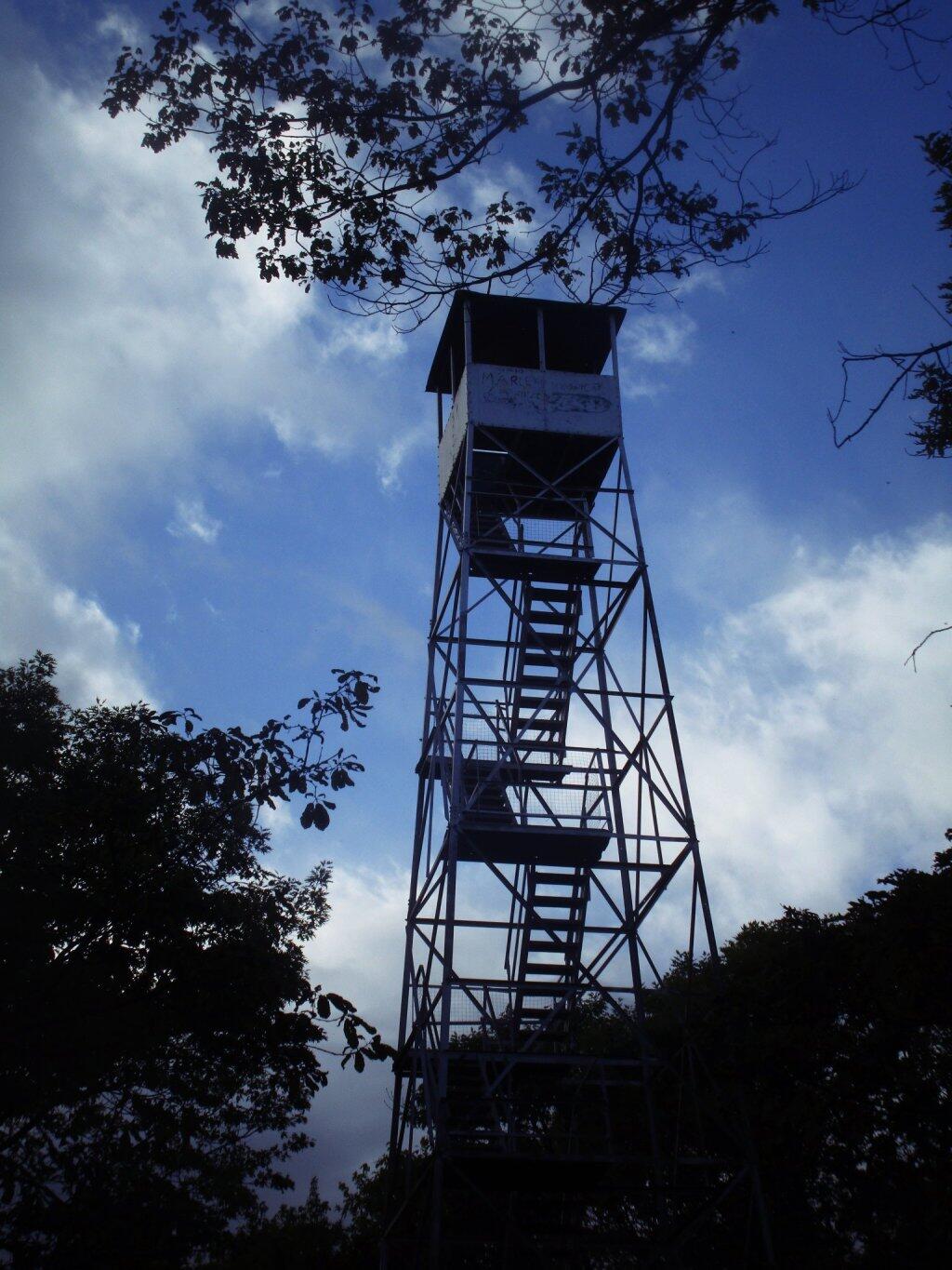 Photo: Beebe Hill Firetower Up Close Photo: Beebe Hill Firetower Up Close