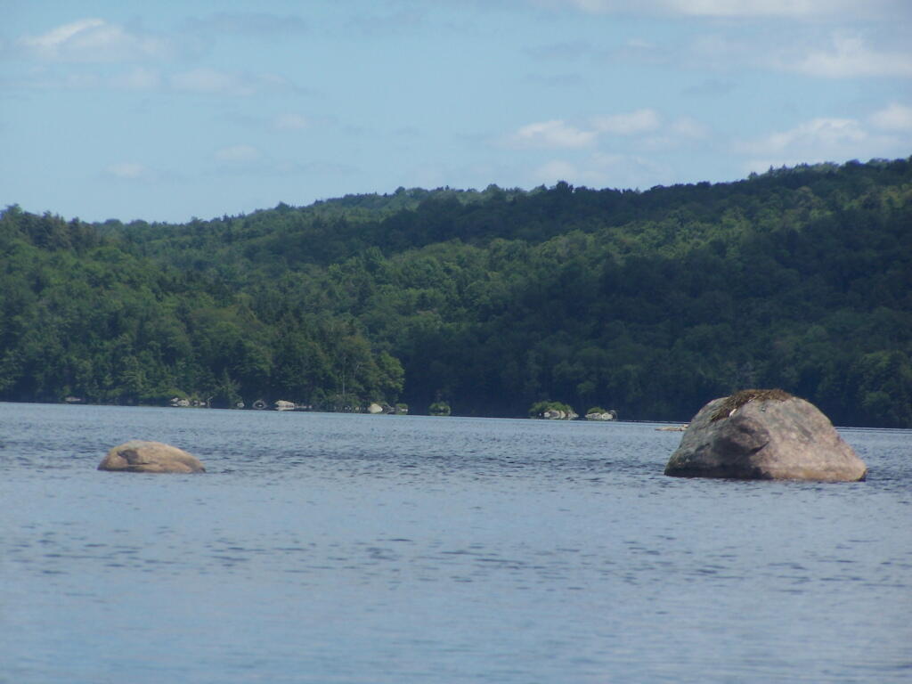Photo: Boulders in the Lake Photo: Boulders in the Lake