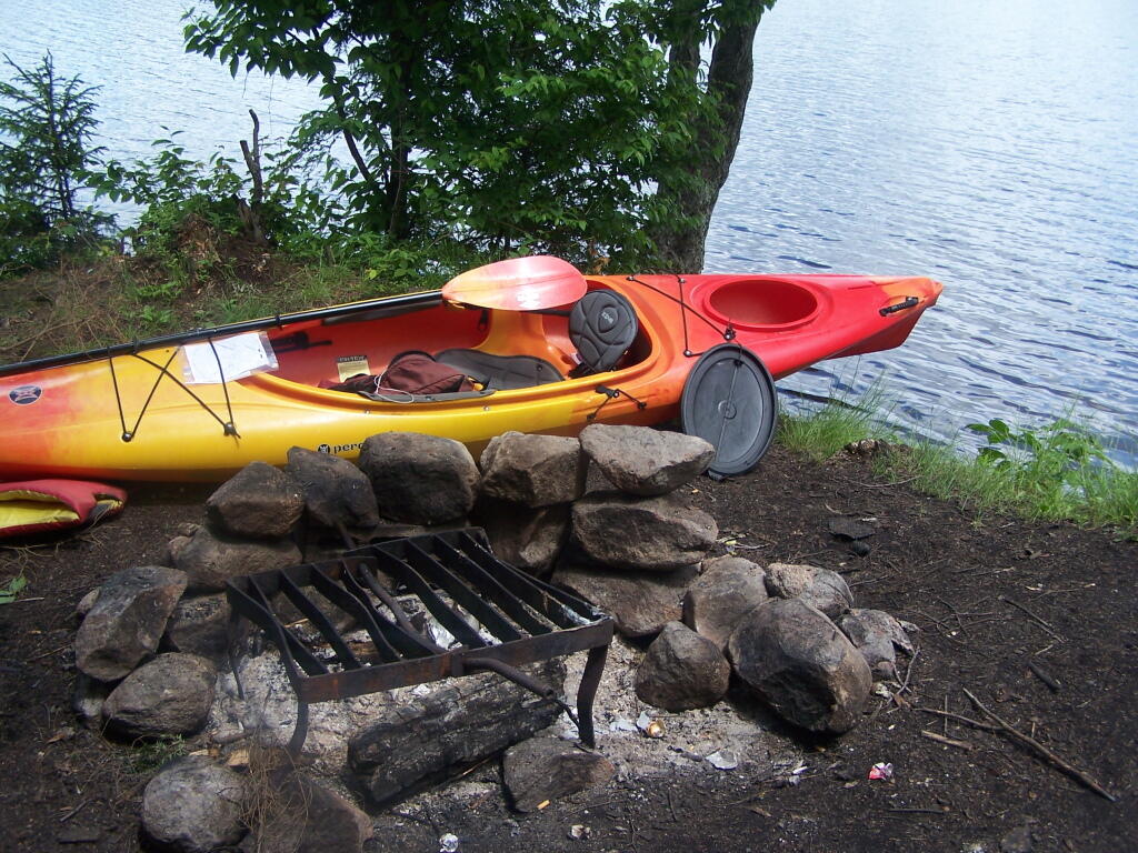 Photo: Parked at Woodhull Lean To Photo: Parked at Woodhull Lean To