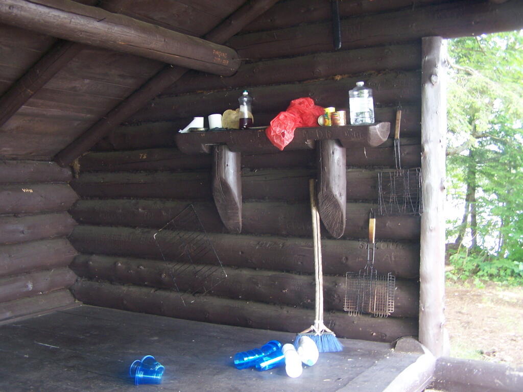Photo: Inside Woodhull Lean-To Photo: Inside Woodhull Lean-To