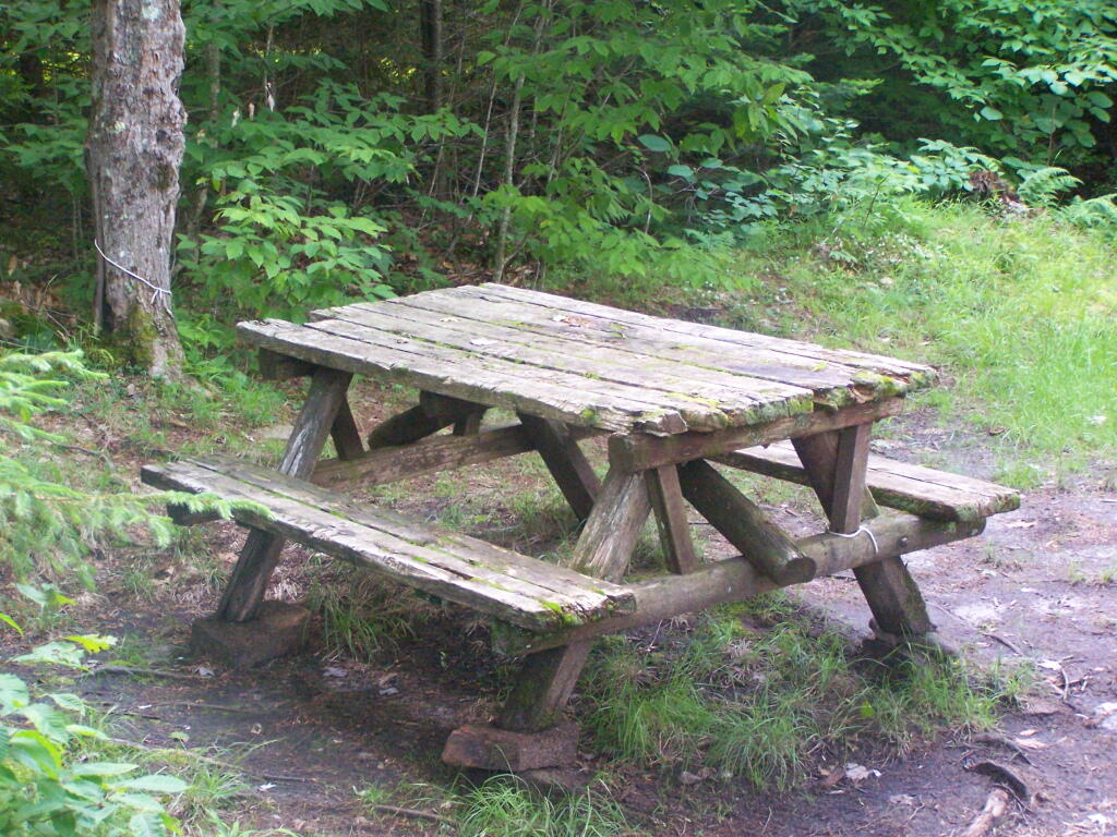 Photo: Decent Picnic Table at Campsite 2 Photo: Decent Picnic Table at Campsite 2