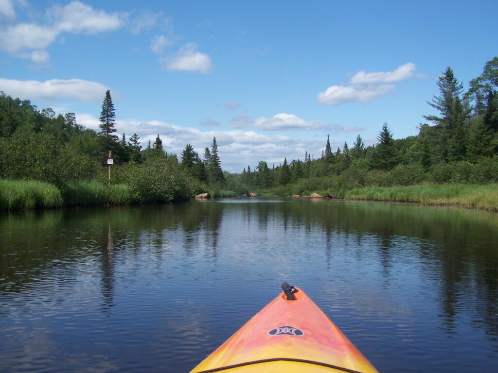 Photo: Heading Towards Rapids on Mud River