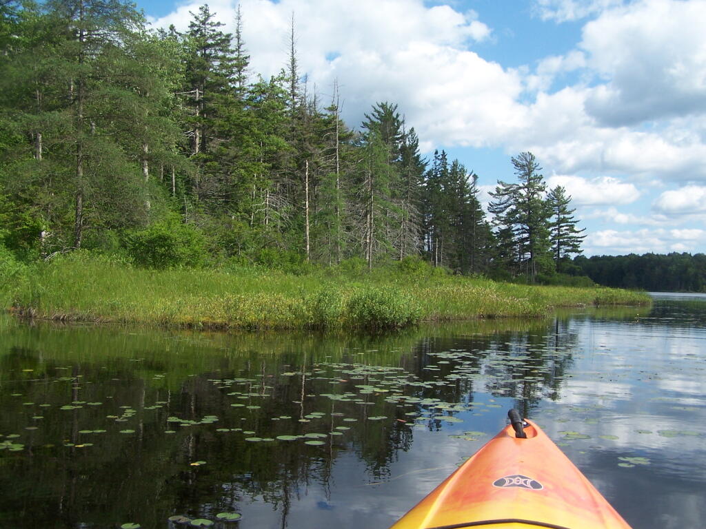 Photo: Heading Out on Streeter Lake Photo: Heading Out on Streeter Lake
