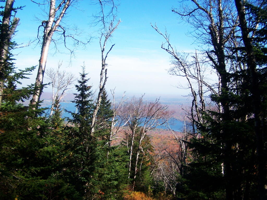 Photo: First View of Chazy Lake from Mountain Photo: First View of Chazy Lake from Mountain