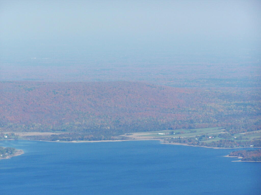 Photo: Chazy Lake and Farms Along It Photo: Chazy Lake and Farms Along It
