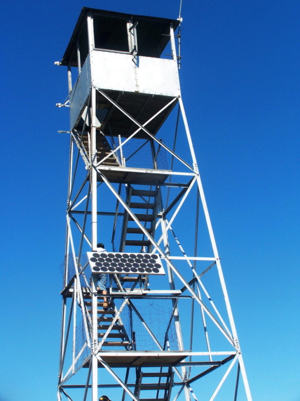 Photo: Firetower with Solar Power Photo: Firetower with Solar Power