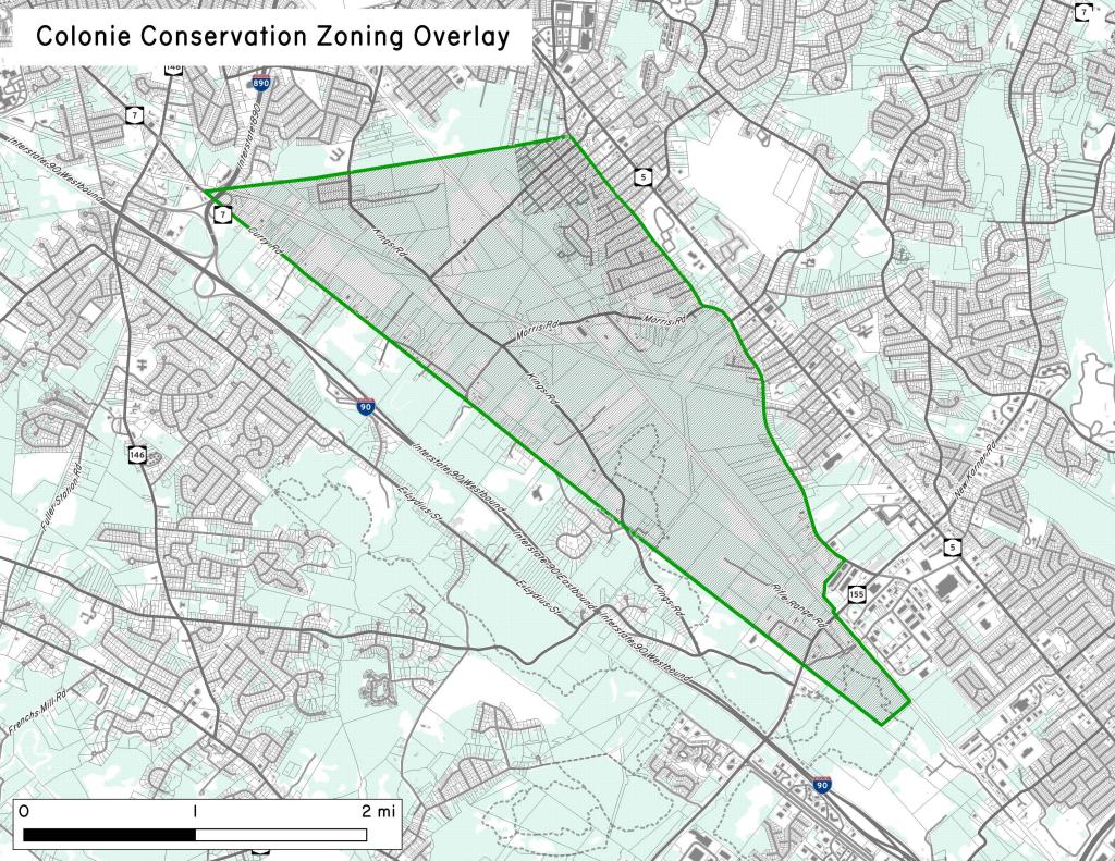 Thematic Map: Colonie Conservation Zoning Overlay Thematic Map: Colonie Conservation Zoning Overlay
