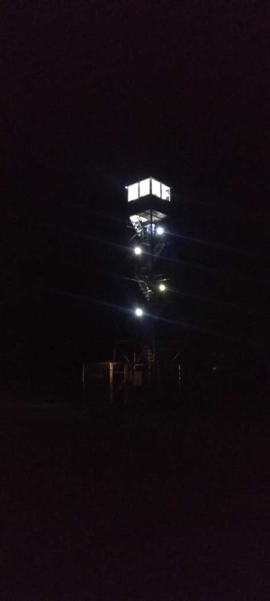 Photo: Makotis Fire Tower Lighting Photo: Makotis Fire Tower Lighting
