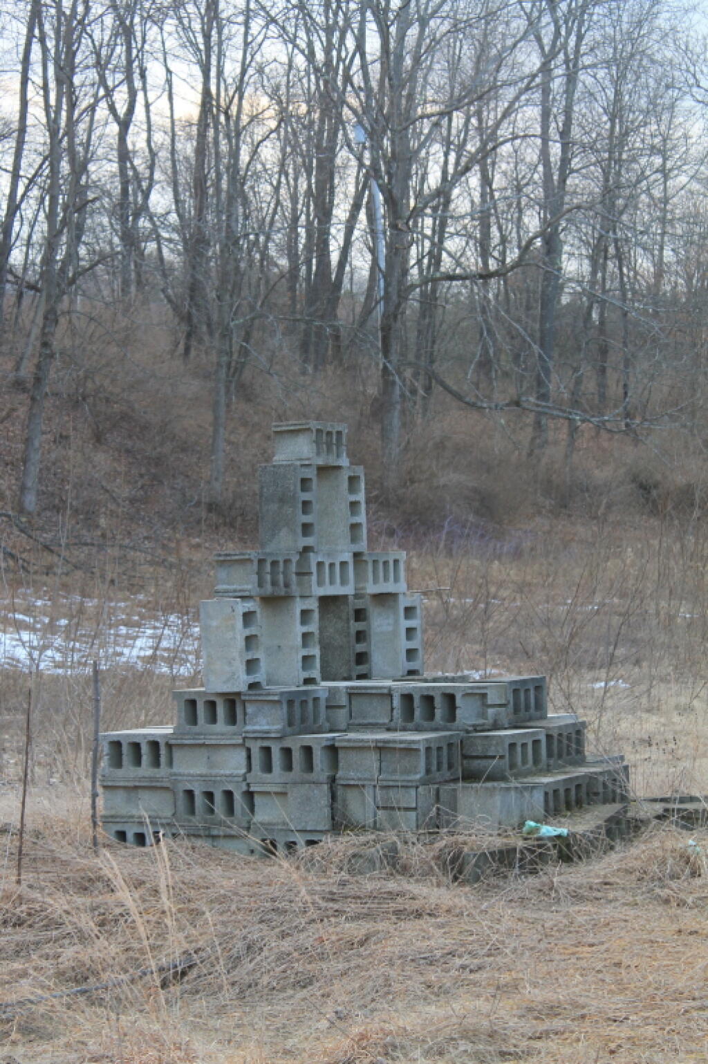 Photo: Stack of Cinderblocks Photo: Stack of Cinderblocks