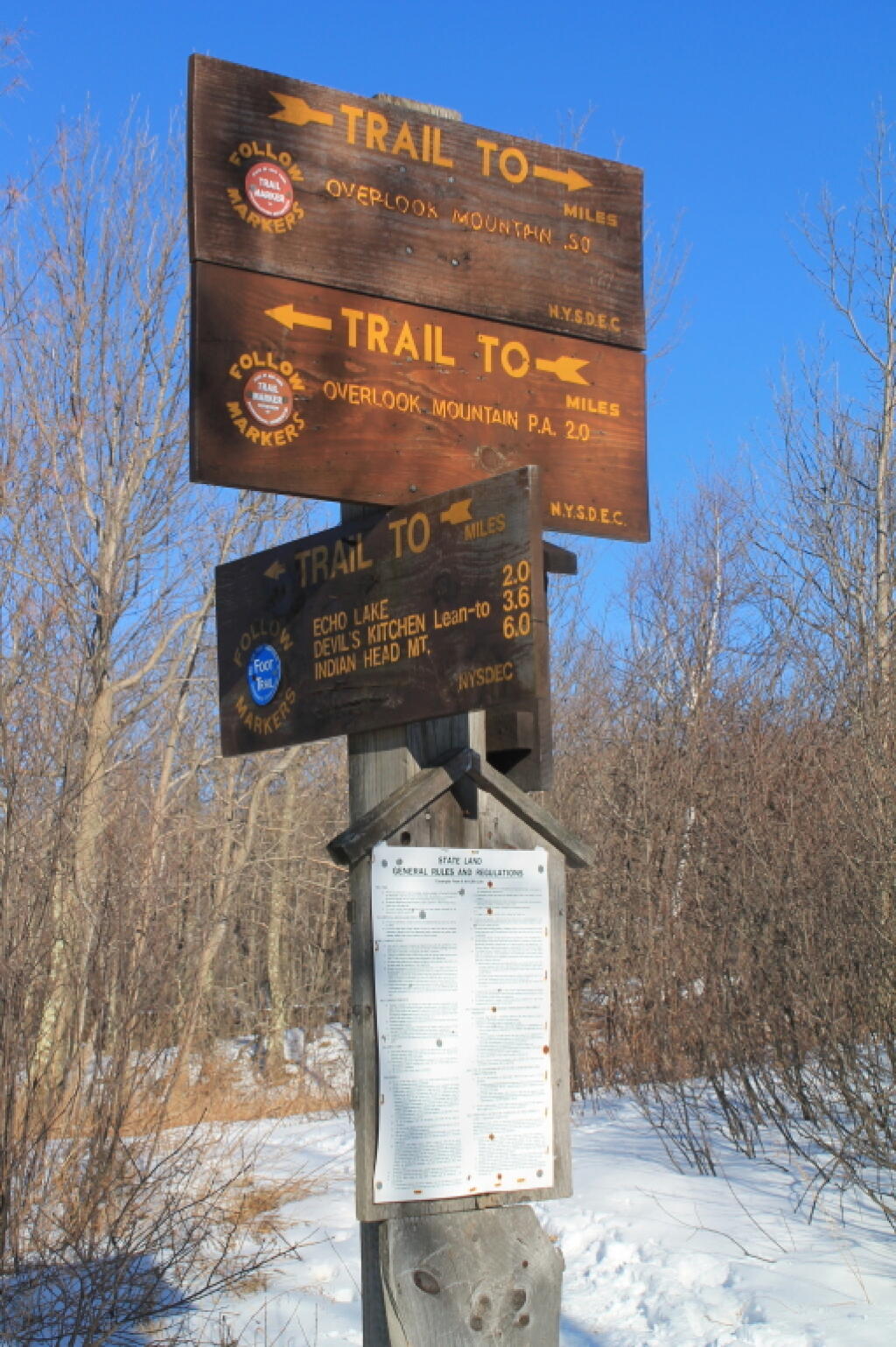 Photo: Trail Intersection Photo: Trail Intersection