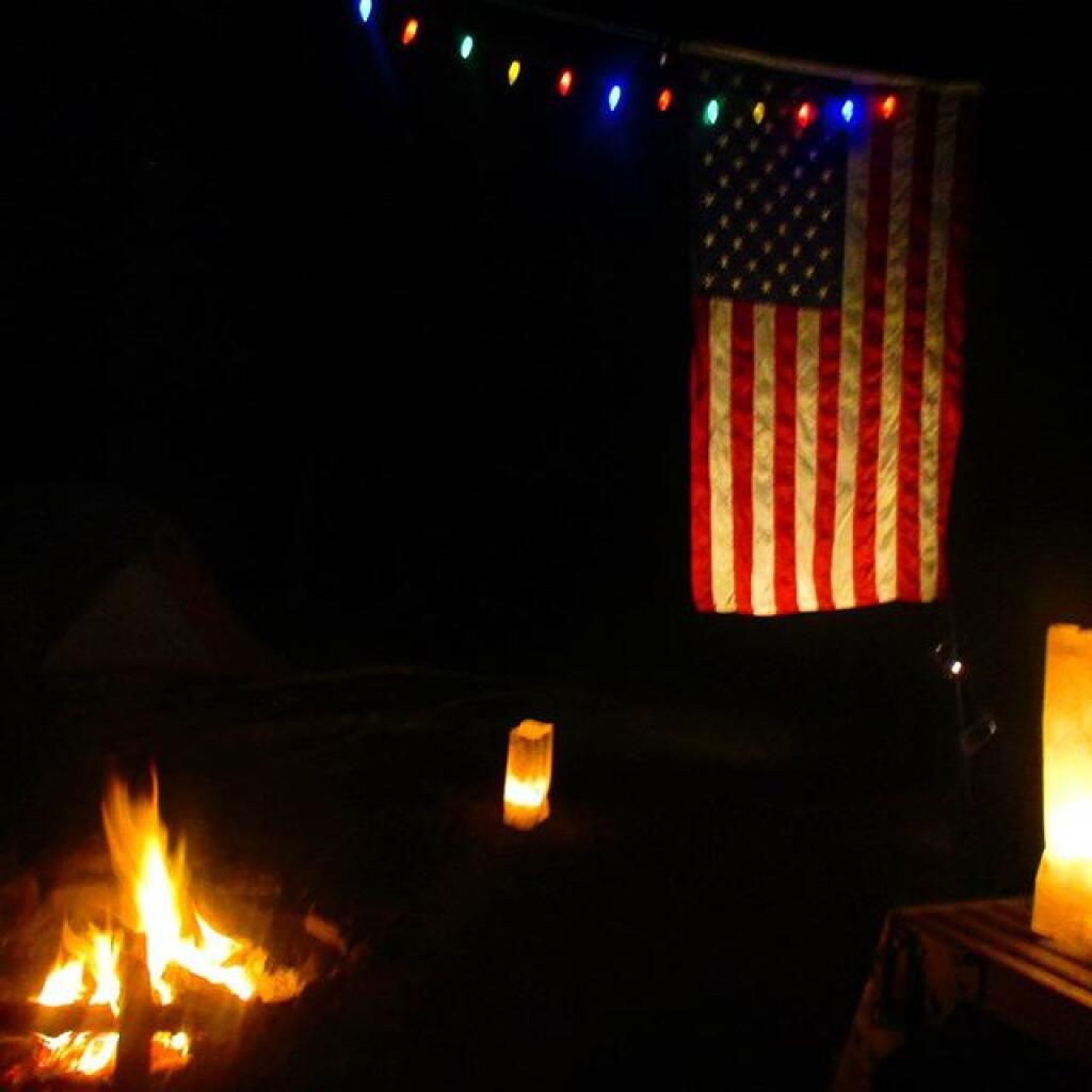 Photo: Hot evening so small fire Photo: Hot evening so small fire