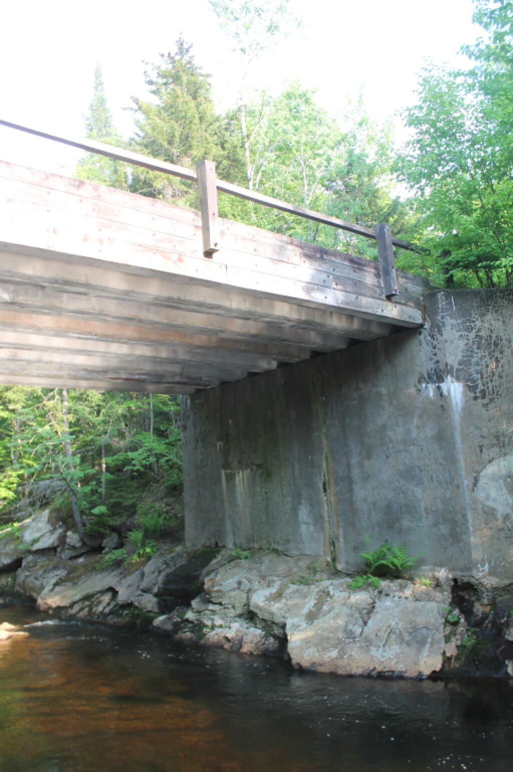 Photo: Under Otter Brook Bridge Photo: Under Otter Brook Bridge