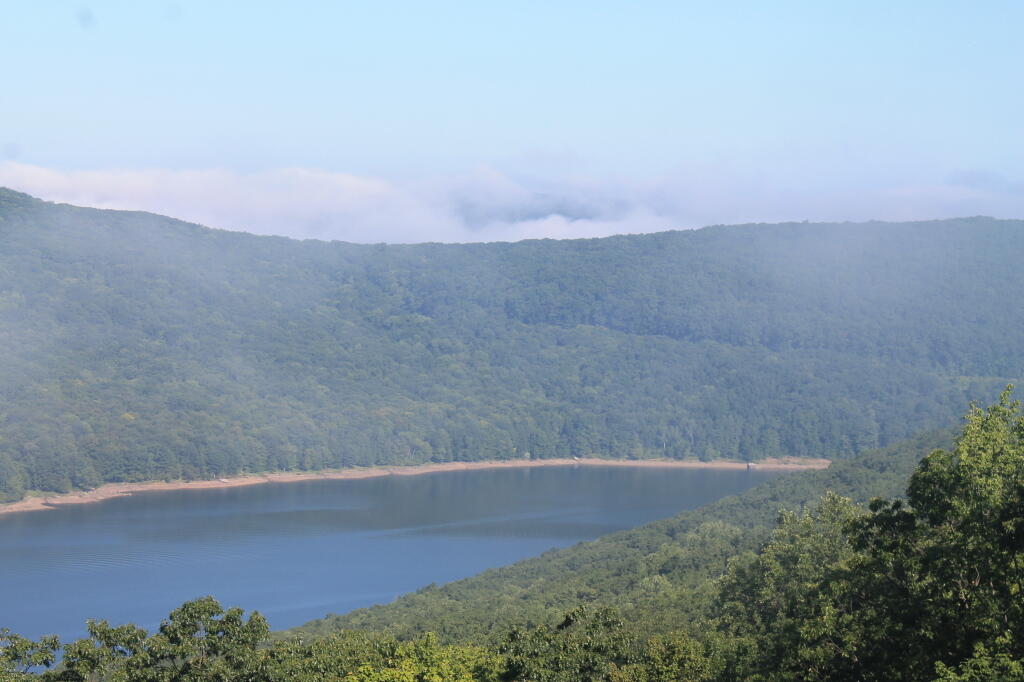 Photo: Longhouse Scenic Byway Climbs the Hill Photo: Longhouse Scenic Byway Climbs the Hill
