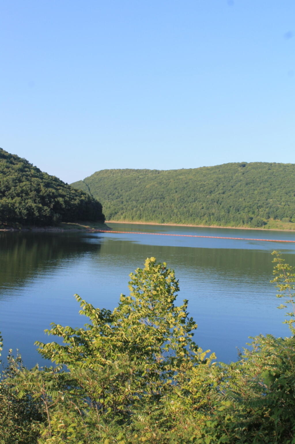 Photo: Danger Line on Allegheny Reservior Photo: Danger Line on Allegheny Reservior