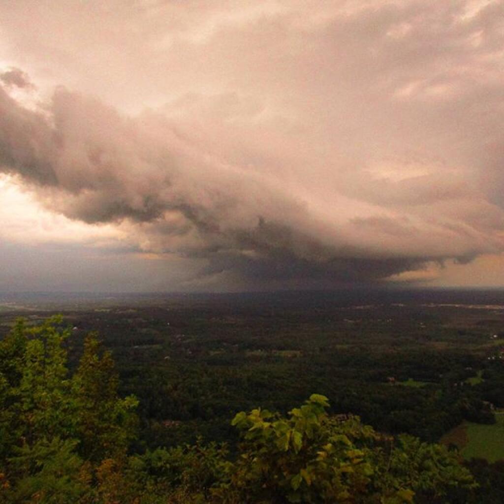 Photo: Front coming through Photo: Front coming through
