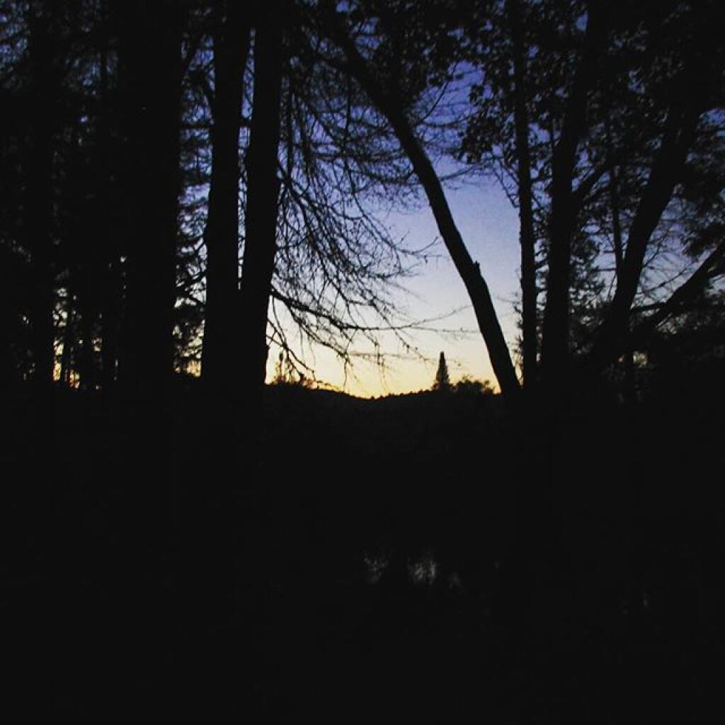 Photo: By the time I got camp up, it was this dark Photo: By the time I got camp up, it was this dark