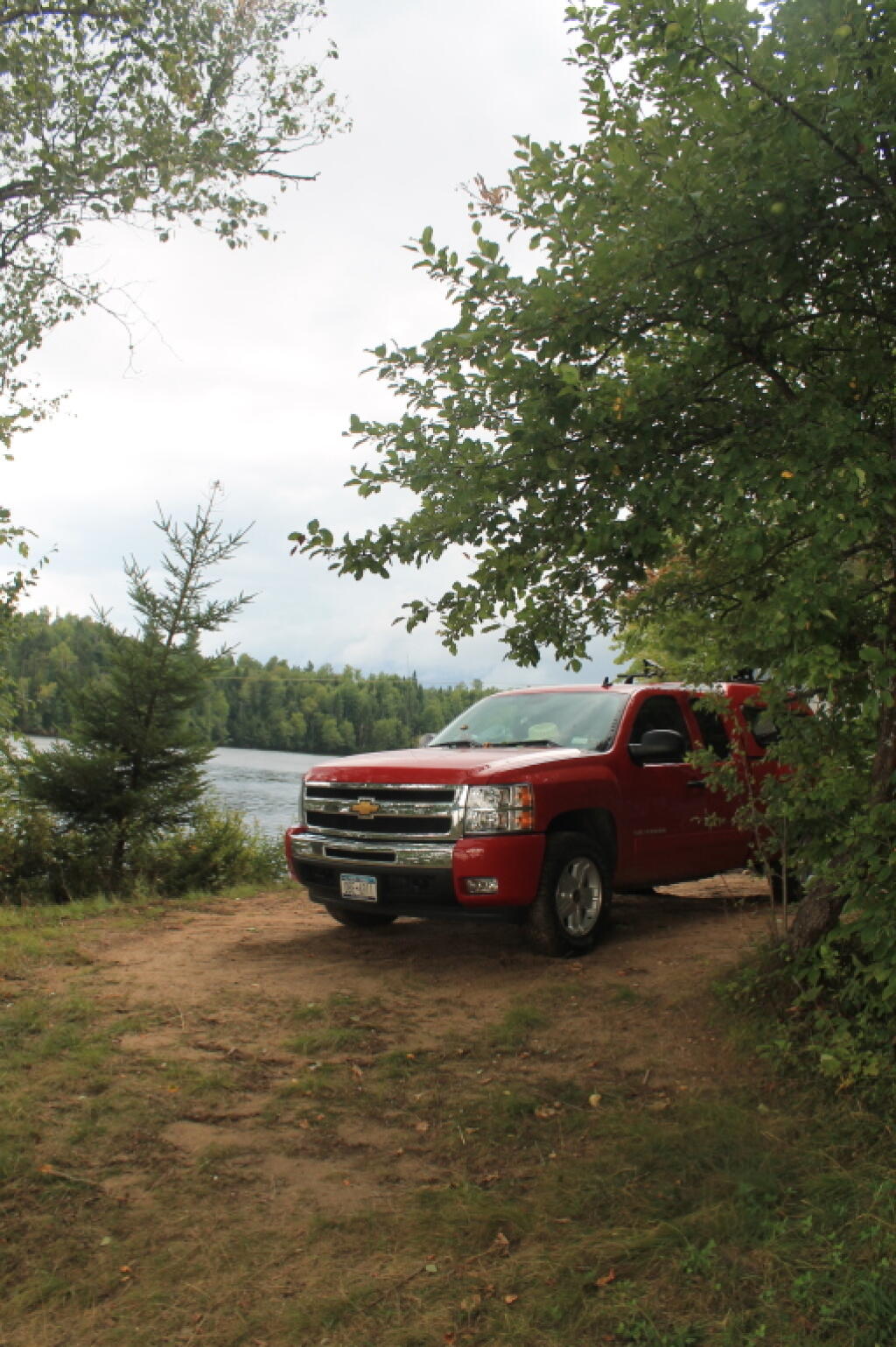 Photo: Pickup at Campsite Photo: Pickup at Campsite